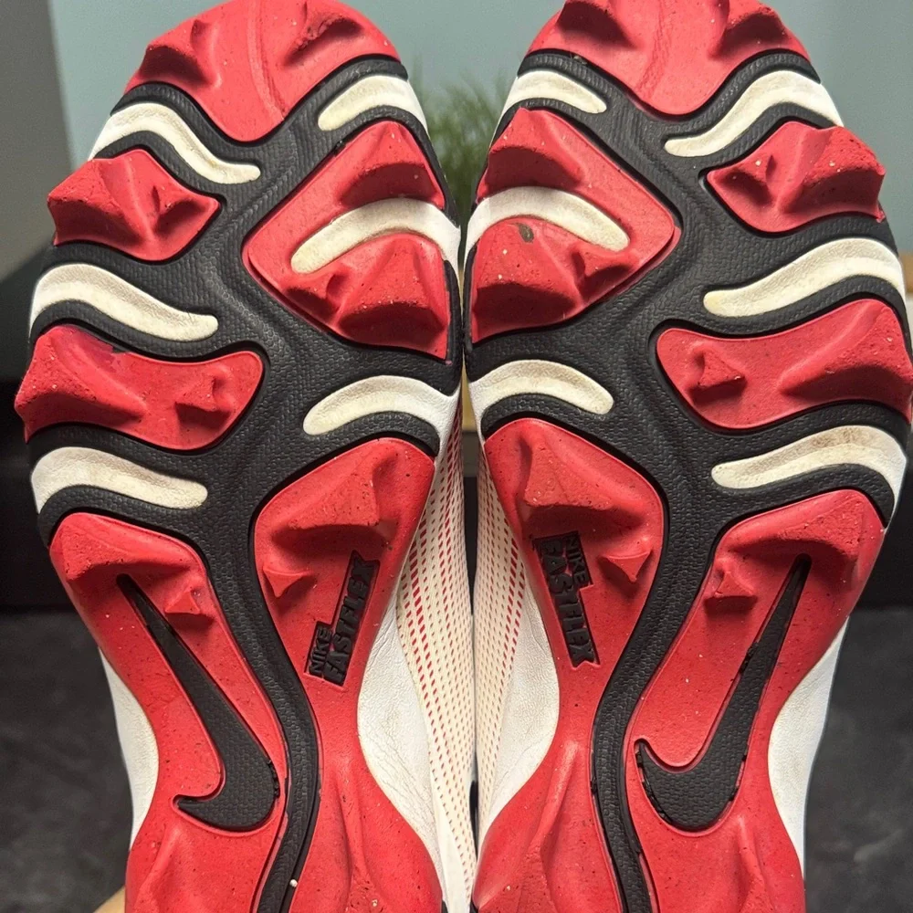 Nike Boys‎ Red and White Football Cleats
